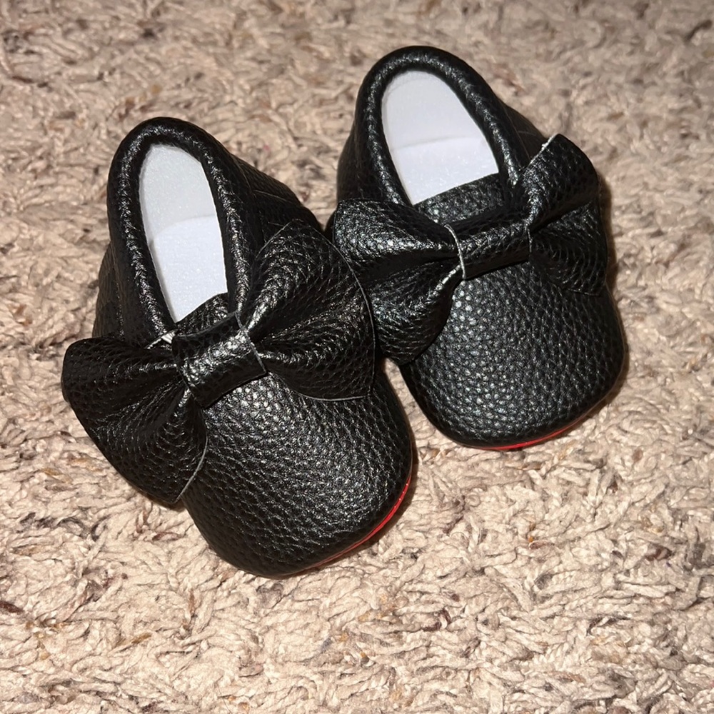 Baby red bottoms size 3-6 months